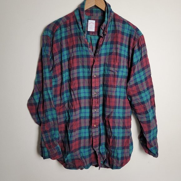 Brooks Brothers Other - Brooks Brothers The Original Polo Shit Regular Fit Flannel Size Large